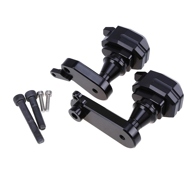 Black/Gold Motorcycle Frame Sliders Anti Crash Protect Pads Fit For Kawasaki ZX6R 2009 2010 2011 2012