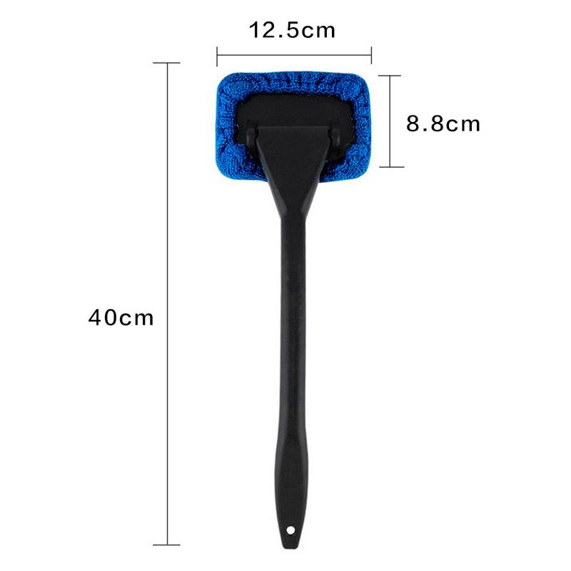 Car Window Cleaner Brush Windshield Cleaning Wash Tool Auto Glass Wiper Dust Removal Defogging With Long Handle Car Wash Tool