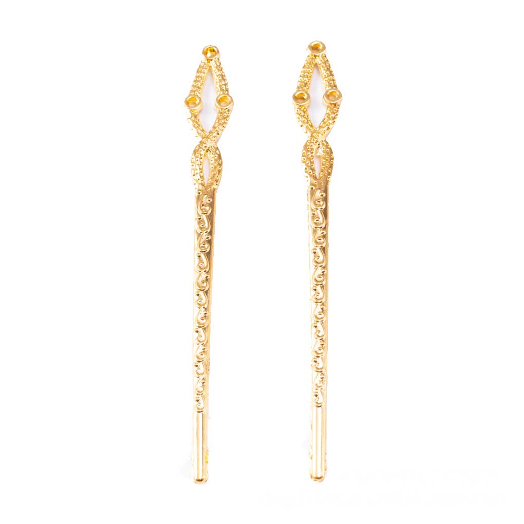 Заколка для волос Цинковый сплав Винтаж Женские аксессуары Закладка Тугая боковая застежка Кисточка Антикварные заколки DIY Девичьи принадлежности Заколка