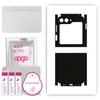 apgo Protective Skin Sticker for the Back+sides Compatible with Samsung Galaxy Z Flip 5, Full Wrap Film, Foil, Vinyl - Pattern Matrix