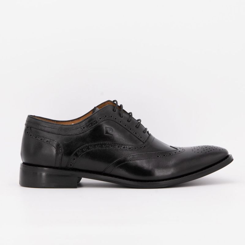 Men's Smooth Leather Lace-up Derbies PIERRE CARDIN