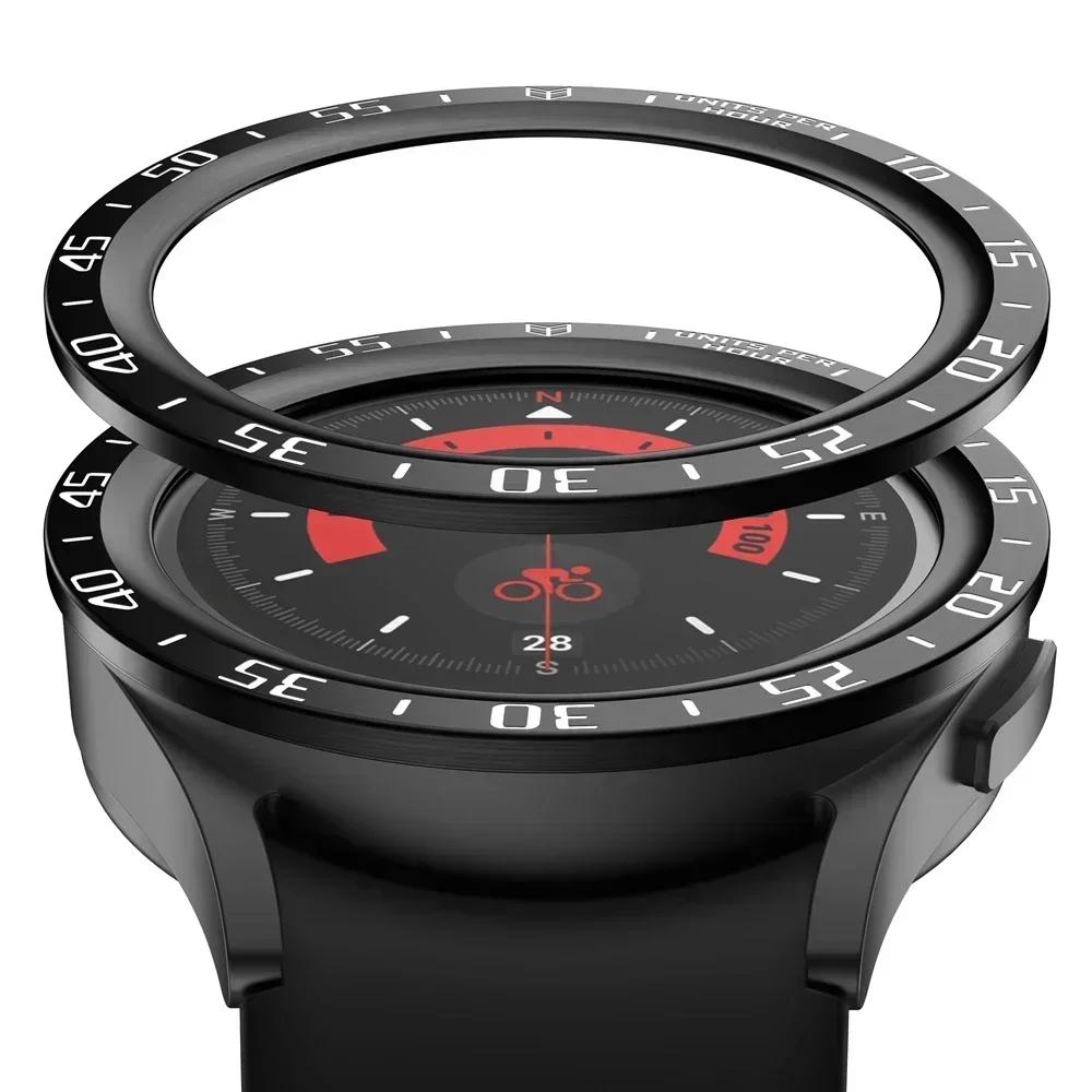Металлическое кольцо-безель для Samsung Galaxy Watch 6 Classic 47 мм 43 мм 46 мм 42 мм Защитный чехол со шкалой времени/скорости для часов 6/5/4 40 мм 44 мм