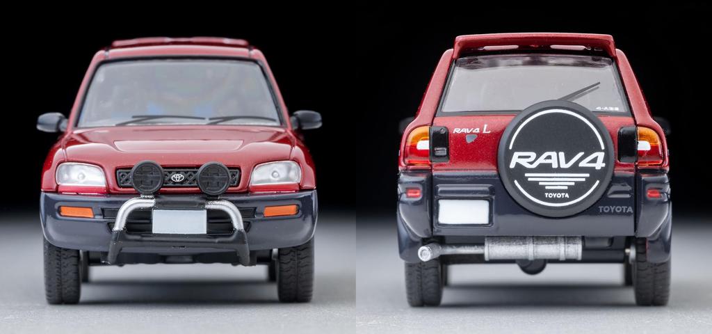 TOMYTEC Tomica Limited Vintage Neo Toyota RAV4L V 1995 Model Finished Model 333883 1/64 LV-N354a Wine/Gray