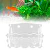   Plant Cup Acrylic Transparent Permeable Hole   Safe   Plant Pot with Suction Cup for Fish  