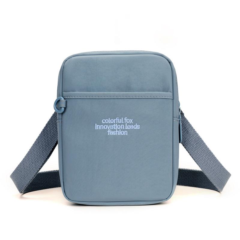 Летняя сумка-мессенджер маленькая портативная сумка для мобильного телефона с большим экраном простая и универсальная маленькая сумка для прогулок нейлон
