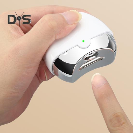 Электрическая машинка для стрижки ногтей, полировщик со светодиодной подсветкой, 2-скоростная, регулируемая, тип C, перезаряжаемая, автоматическая пилка для ногтей для детей, взрослых, пожилых людей, маникюр