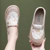 Shoes Women's Spring New Linen Shoes One Pedal Breathable Casual Shoes