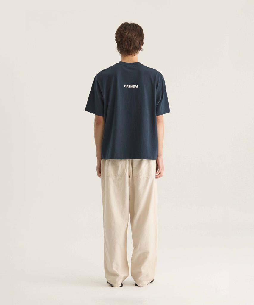 Oteumilkape Брюки из смесового льна, окрашенные готовыми, Easy Pants - Овсяный