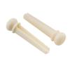 Musiclily Cow Bone Guitar Bridge Pin End Pin for Acoustic White of Guitar, (Pack 6)