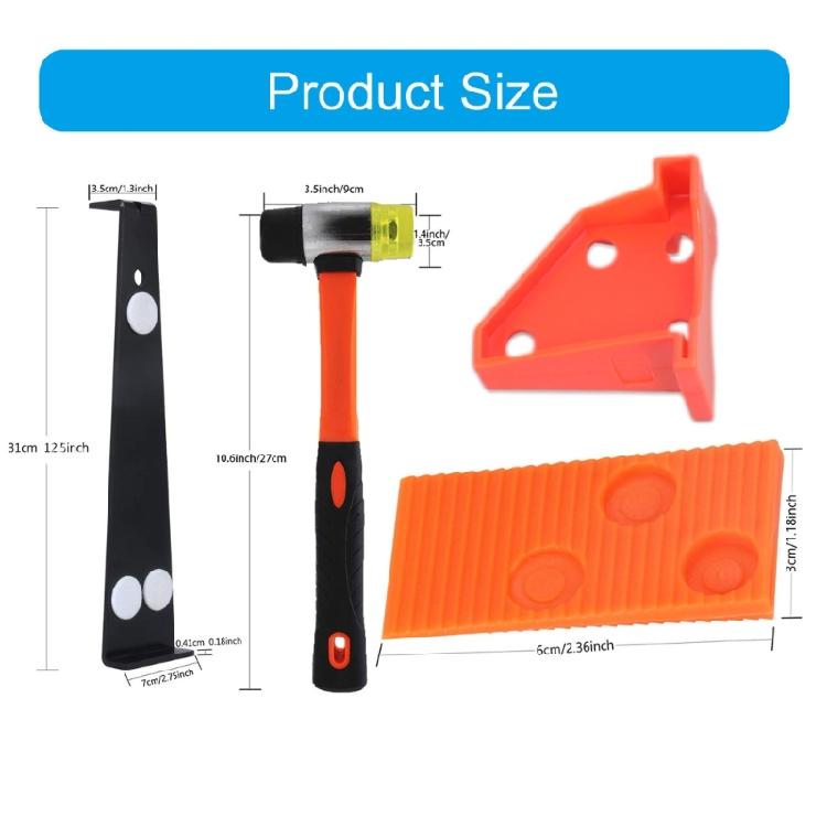 36 шт. Инструмент для укладки пола Виниловые полы Ламинат Ламинат Винил Укладка напольных покрытий Аксессуары для укладки ламината Укладка ламината