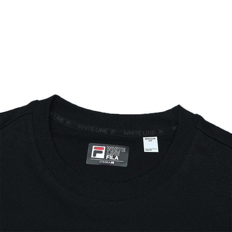 Fila Модный простой вязаный пуловер свитшот мужской свитшот черный F11M518209FBK