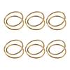 6/12 шт. Золотые кольца для салфеток Сплав Спиральный дизайн Держатели для салфеток Пряжки Семейный ужин Свадебная вечеринка Украшение стола