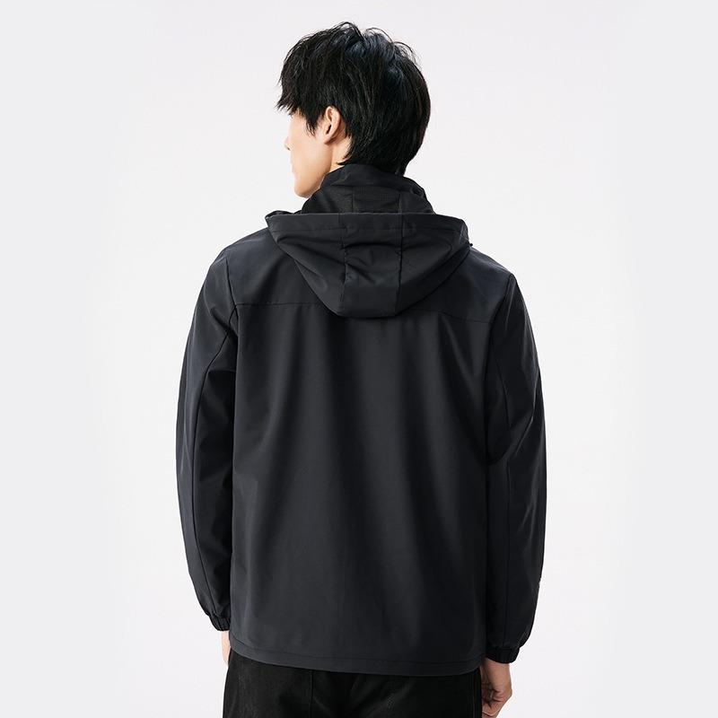24 Весенне-осенняя тонкая эластичная ветровка для мужчин и женщин, уличная ветрозащитная и водонепроницаемая куртка с подкладкой, дышащая сетка, капюшон