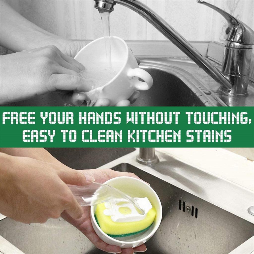 Сверхмощная губка для мытья посуды, сменные насадки для кухонной мойки, губка для мытья посуды