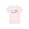 Polo Ralph Lauren Solid Logo Print Crew Neck Short Sleeve T Shirt Women Tops Pink WMPOKNINCU20412-650