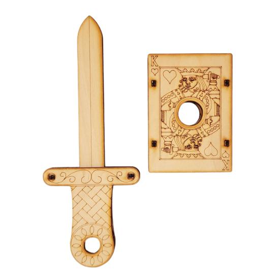 Деревянная игрушка для фокусов, винтажная игрушка-головоломка для фокусов, портативный набор реквизита для фокусов, подарок для детей и взрослых, любителей головоломок