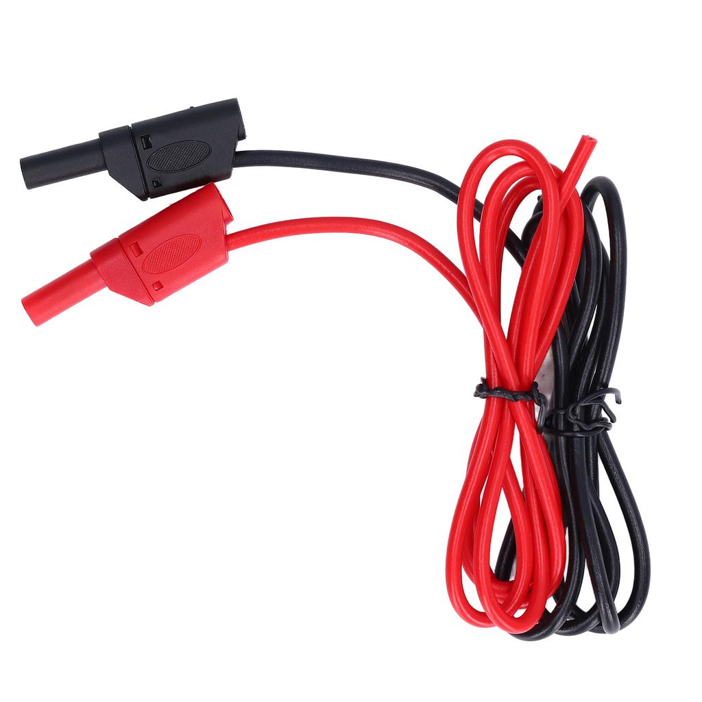 Banana Test 4mm Male To Male 32A 1000V Red Black Set Kit for Battery Electricity