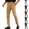 Chinos Pants, Mens Chinos Slim Fit Stretch Skinny Tapered Dress Pants Casual Solid Trousers
