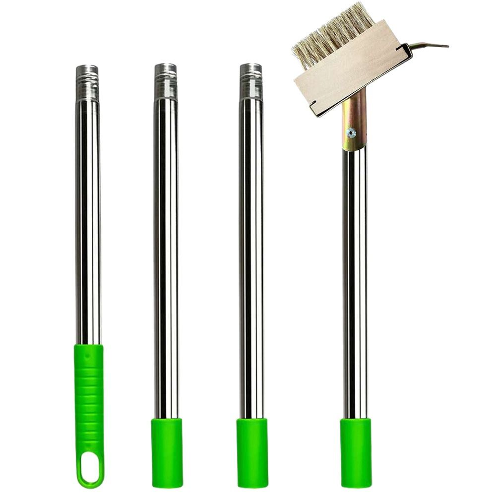Long Steel Handle Weed Removal Brush Stainless Steel Garden Tools Manual Crack Weeder  Patio