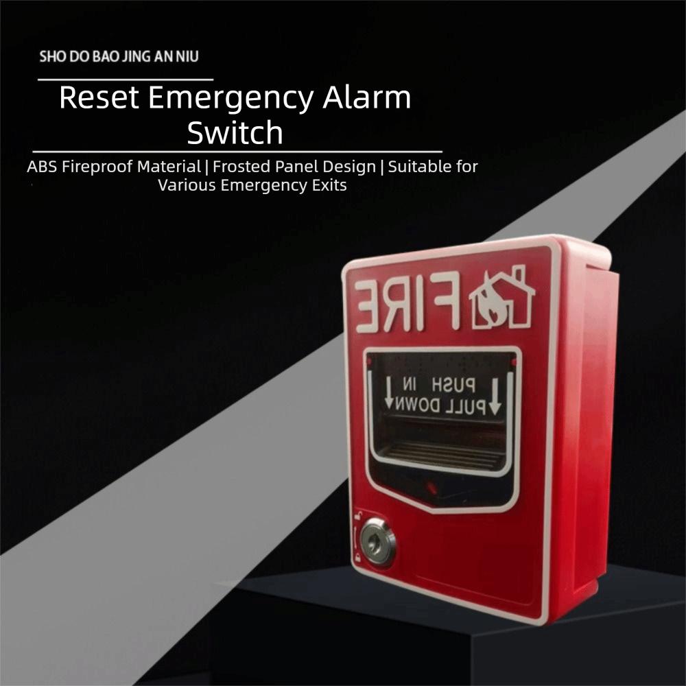 Sturdy Hard Casing Conventional Manual Alarm Call Point  Plant Production Line