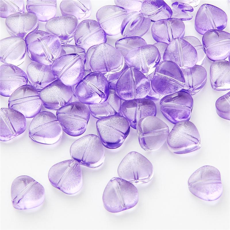 Главная Товары для вечеринок Браслеты Шпилька DIY Стеклянные бусины ручной работы Чешские популярные бусины цвета AB в форме сердца Серьги-разделители Горячая распродажа для изготовления ювелирных изделий