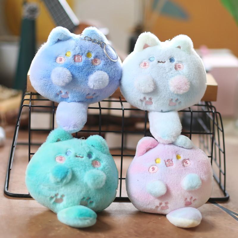 Милый милый котенок кулон плюшевая игрушка кукла мультяшный котенок сумка подвесной брелок тряпичная кукла кукла