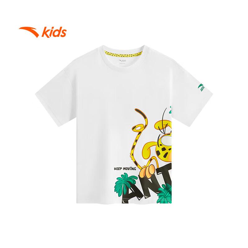 Anta Kids' Matthew the Long-tailed Leopard Breathable T-Shirt