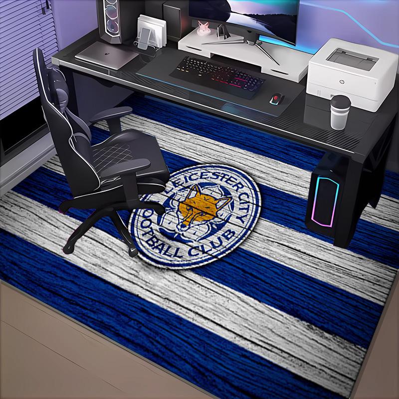 1PC Leicester City Football Club Rug Game Carpet, Floor Mat for Bedroom Living Room Entryway Rug, Home Decor Idea Gift for Christmas birthday