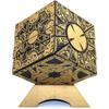 Puzzle Box Features, Detachable Hellraiser Puzzle Box, Detachable Detachable Lock Puzzle Box. Model Decoration with Base, Wood and PVC