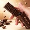 KEBIDU ASMR Хрустящий Шоколад Meiji Игрушка-антистресс Гибкая конструкция Симулированная игрушка для снятия стресса Брелок Антистрессовая игрушка для рук Подвеска Подарок