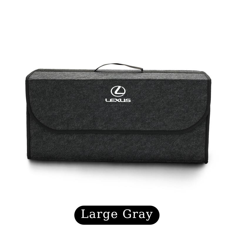 Car Trunk Storage Box Large Capacity Felt Tools Bag Accessories For Lexus CT ES GS NX IS250 CT200h IS300h ES300h RX400h NX300hKR8