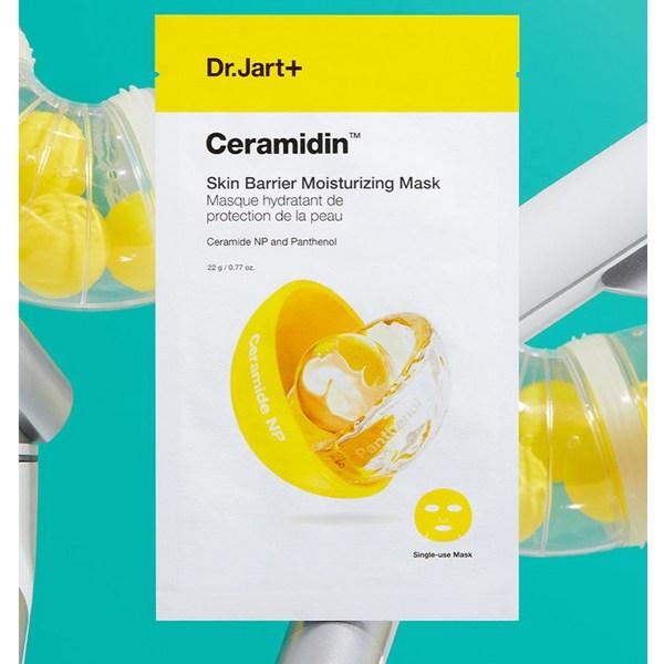 Dr. Jart Ceramidin Skin Barrier Moisturizing Mask 22g, 5 Pieces, 1 Piece
