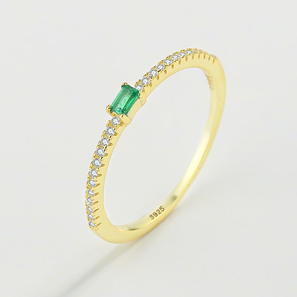 Классические кольца из стерлингового серебра 925 пробы для серег, модные золотые женские кольца с цирконом, обручальные свадебные украшения, вечерние украшения