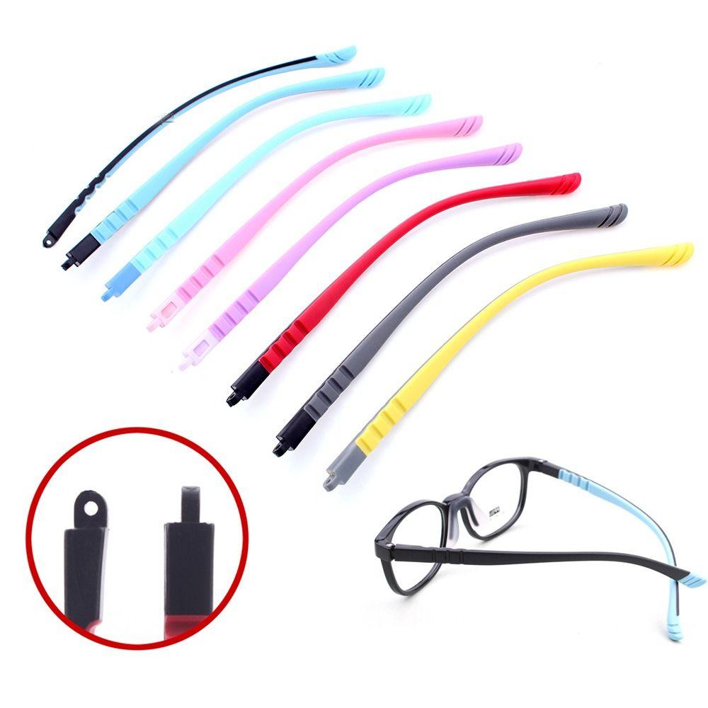 Silicone Anti-Slip Single Tooth Glasses Arm Replacement Leg Spectacle Frame Eyewear Accessories