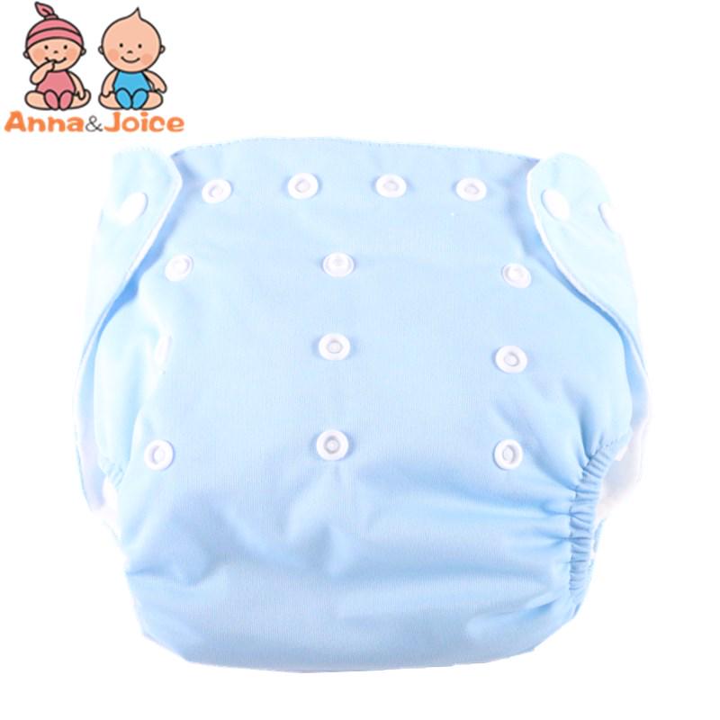 Baby Diapers Washable Reusable Nappies Grid/Cotton Training Pant Cloth Diaper Baby Winter