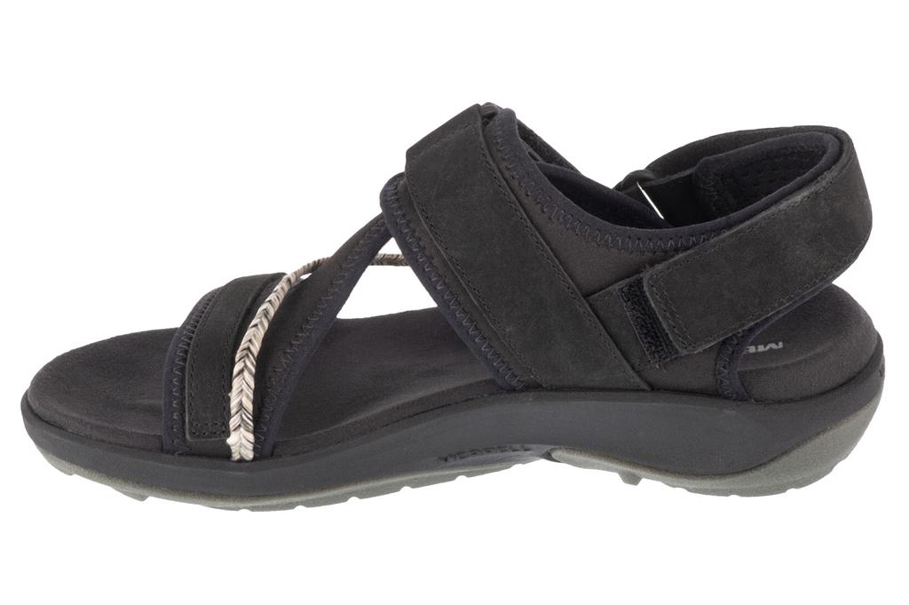 Merrell Сандалии Terran 4 Backstrap W, Женские черные сандалии