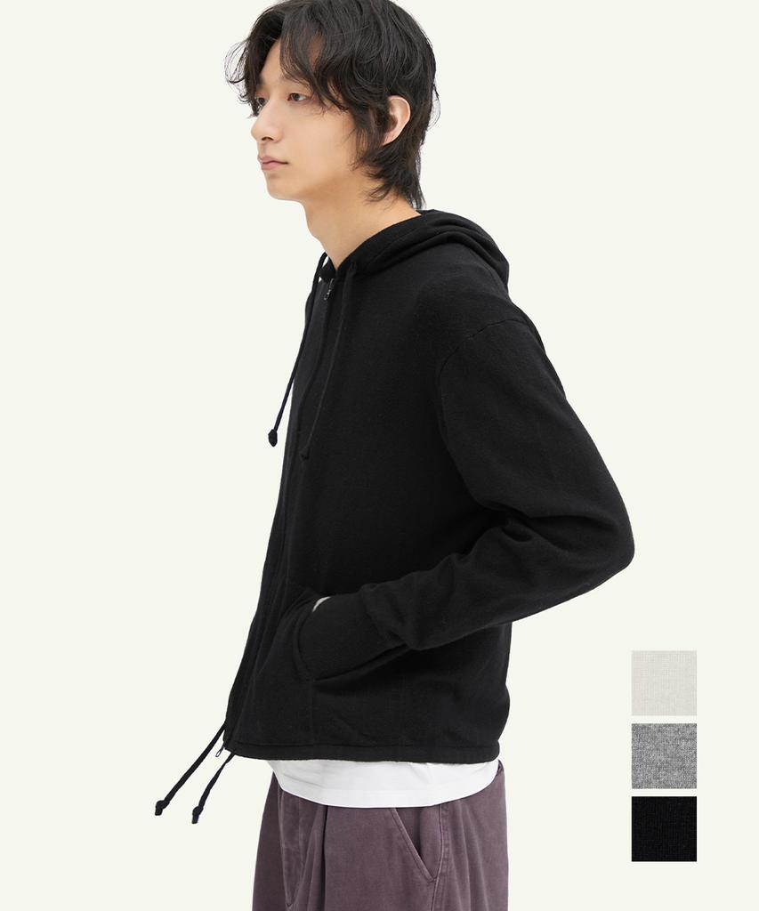 INTEMPOMOOD Light Inner Knit Hoodie: 3 Colors