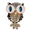 Изящная эмалевая высококачественная милая брошь в виде совы, модная винтажная брошь, значок, булавка для женщин и мужчин, значки на пальто, брошь