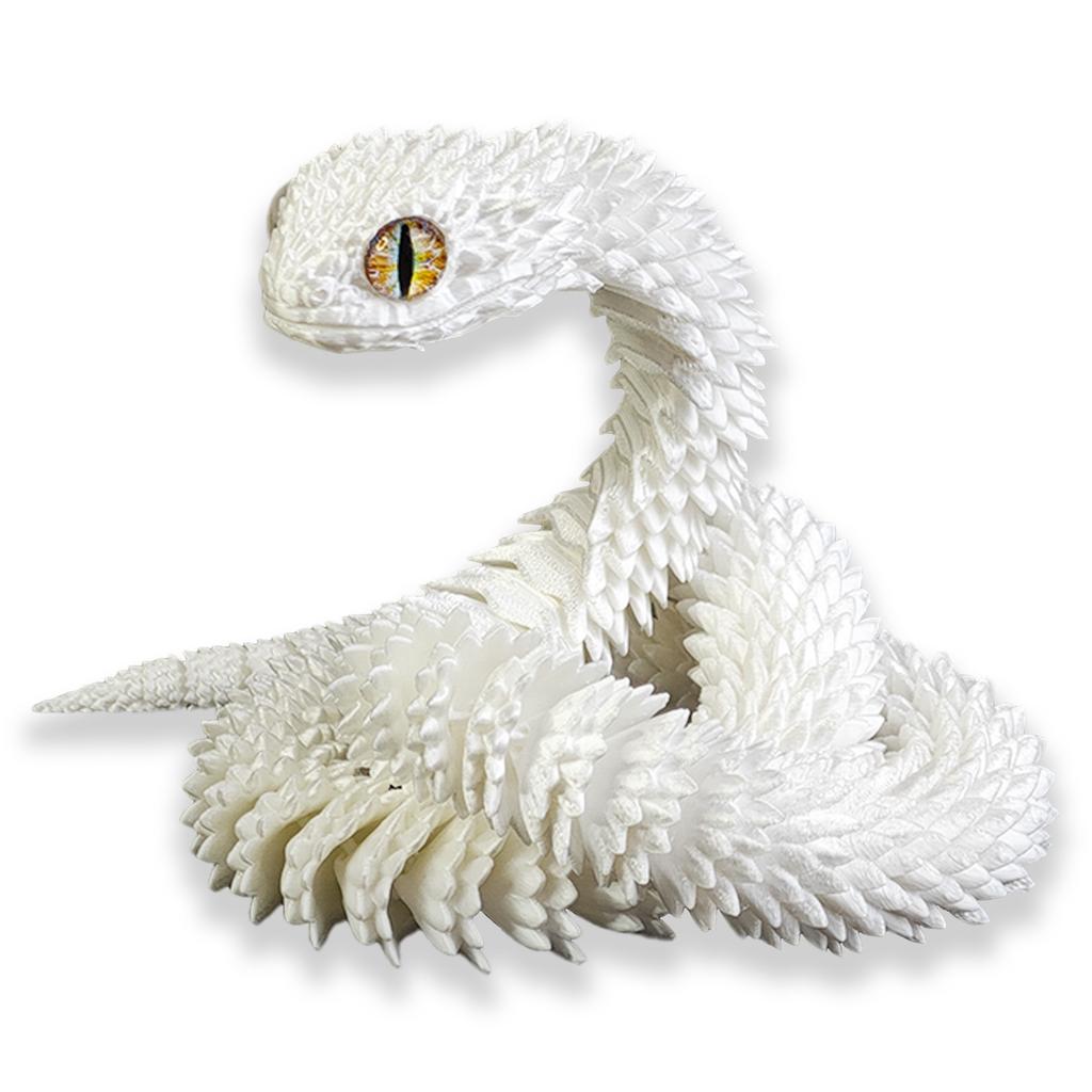 3D-печатная фигурка змеи с подвижными суставами, имитация змеи, креативное украшение для домашнего офиса, новогодние подарки, поделки, подарок