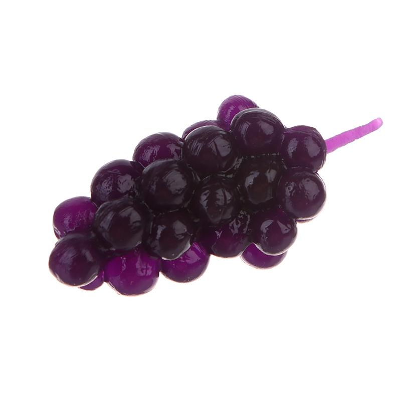 6 шт./компл. 1:12 Миниатюрный кукольный домик Фиолетовый Зеленый Виноград Кукольный домик Еда Кукольный Дом Аксессуары Игрушки