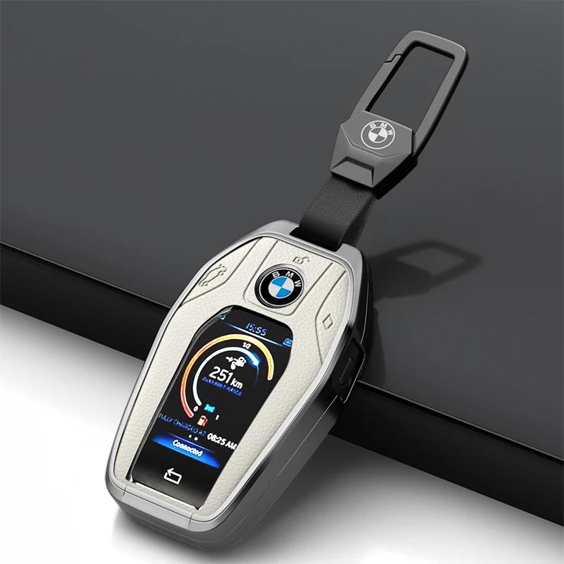 Car Key Case for BMW 216i F46 X1 X2 X3 X5 X6 GT 2 5 6 7 Series 3 4 Buttons Smart Keyless Remote Control Fobs Protector Cover UG6