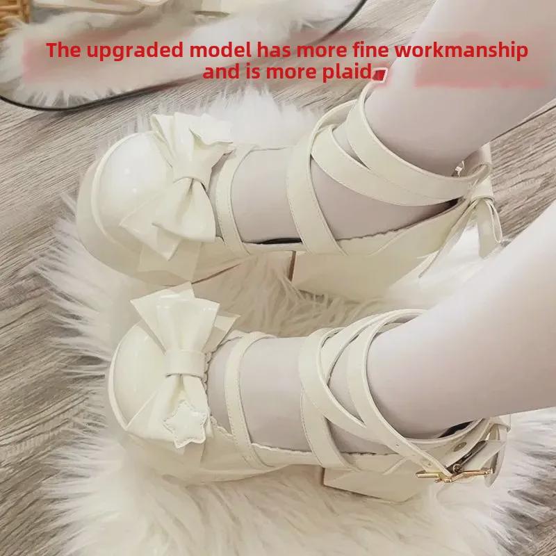 Туфли в стиле Лолиты Shao Luo Lo.li.ta с милой круглой головкой — стиль принцессы для юбок JK