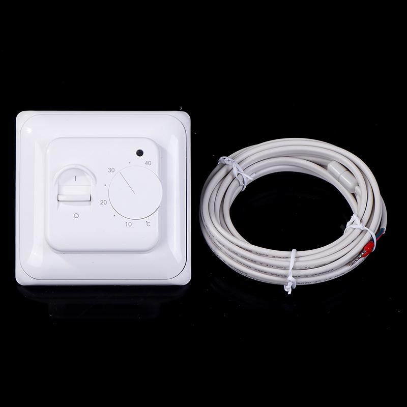 Электрическая система отопления Механическая ручка термостата Механический электрический теплый пол 16A Регулятор температуры Внешний датчик