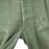 US ARMY 70s DSA Vintage Cotton Satin Baker Pants W30 khaki military Men's Used