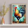 5D DIY Diamond Painting Rooster Crows Cross Stitch Kit Mosaic Diamond Embroidery  Full Round Square Drill Home Decoration