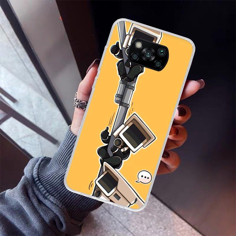 Чехол для мобильного телефона S-Skibidi Toilet для Xiaomi Poco X7 X6 X5 Pro F7 Ultra Redmi 15C 15 13 13C 12 12C 10 10A 10C 9 9A 9C 9T S