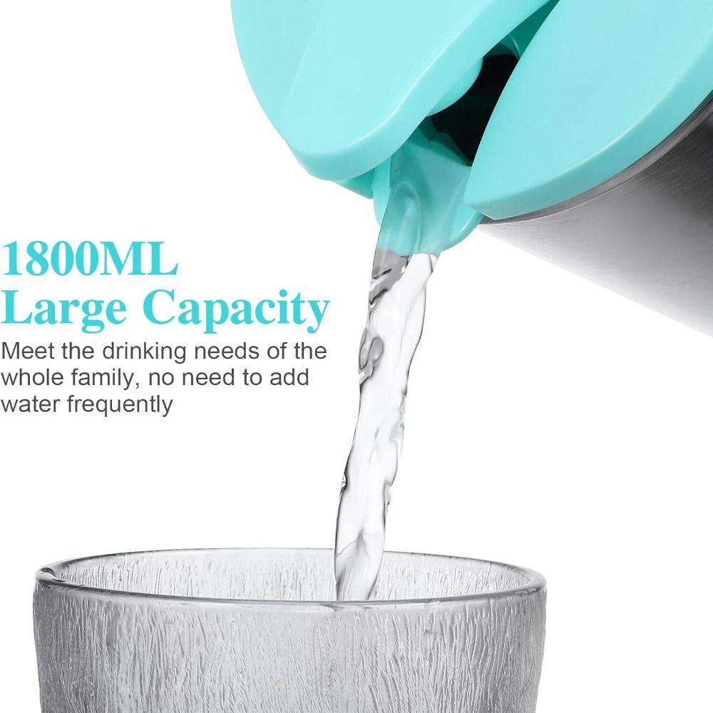 Бутылка для воды из нержавеющей стали с металлической ручкой, предотвращающей ожоги, для кофемашины Cold Brew для путешествий