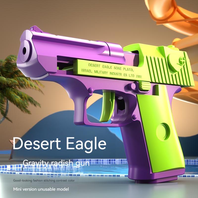 3D Модель игрушечного пистолета-редиски Не стреляет Пистолет M1911 Пустой затвор Зависание 3D-печать Игрушка-непоседа для мальчиков Декомпрессия
