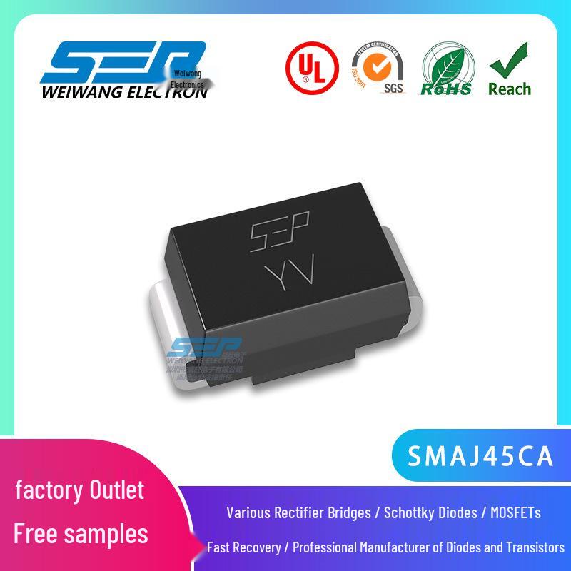 SEP SMAJ45CA SMA YV TVS Diode Transient Voltage Suppressor