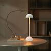 LED Mushroom Lamp Bedside Table Night Stand Mood Light Rechargeable Table Lamp Cordless Touch Floweprbud Lamp Nordic Table Lamp